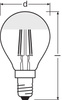 LED Lampen P45 E14 4W = 31W 350lm 2700K Warmweiß FILAMENT LEDVANCE