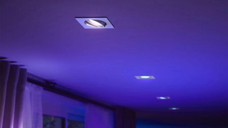 LED-Einbauleuchte 4.2W 400lm IP20 Weiß und Farbe Ambiance RGB + TW Aluminium Smart SMART Zigbee Bluetooth Centura Philips HUE