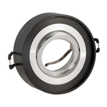 Verdeckte MR16 SchwarzSilber 12V GAJA Sanico Goldlux Leuchte