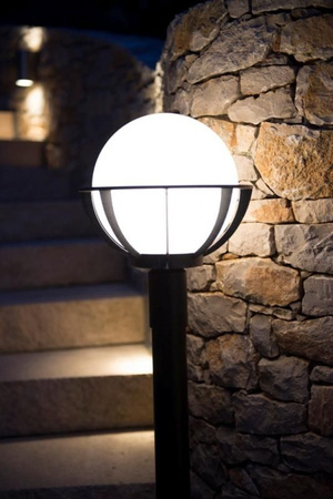 Außengarten-Fassadenlampe LED-WANDLAMPE Kugeln mit Korb 250 K 3012/1/KPO 250 U E27 Su-Ma