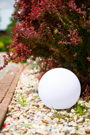 Gartenkugel SOLARLAMPE für den Garten TERRESTRISCHE LED RGB 30cm + Fernbedienung