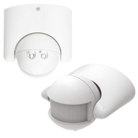 PIR-Bewegungs- und Dämmerungsmelder LX39 180ST WHITE KOBI