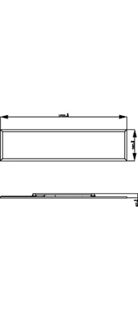 LED-Paneel TOUCH Aufbaulampe 36W 4000K 120cm dimmbar weiß PHILIPS