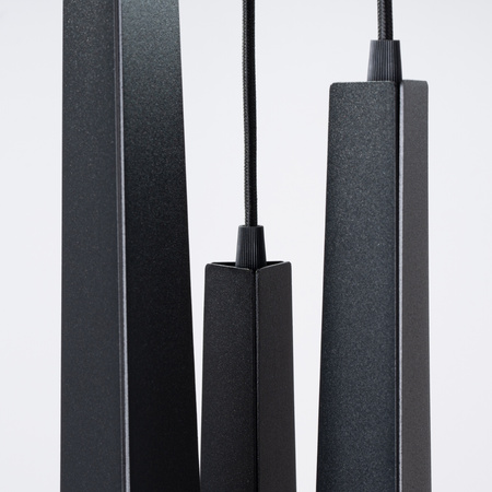 PRYSM 3P 3xG9 Schwarz Skandinavische Decke Pendelleuchte SOLLUX