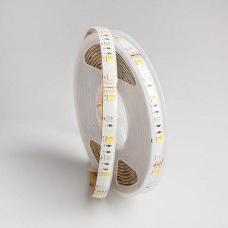 LED-Streifen SMD 5050 14.4W/m 60LED/m 12V 2700-6500K Mehrfarbig RGB + variable CCT IP63 Rolle 5m Ecolight