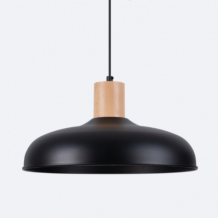 INDY E27 Schwarz Skandinavische Pendel-Deckenleuchte SOLLUX