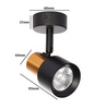 Wandleuchte Deckenleuchte Spot Strahler Schwarz Gold LED Beweglich GU10 35W