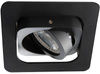 Quadratische Halogen-Deckenleuchte beweglich ALREN MR16 GU10 schwarz IP20 Kanlux