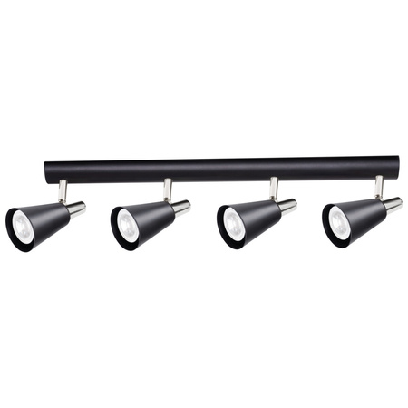 SEMPRA PAR16 4x GU10 Schwarz KANLUX Wand- und Deckenleuchte