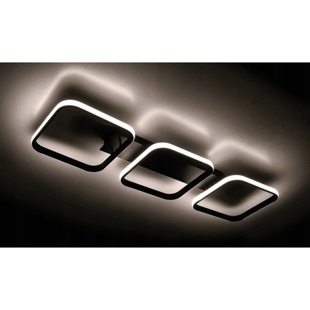 LED Kronleuchter Deckenleuchte 33W NEBULA CANIS Schwarz