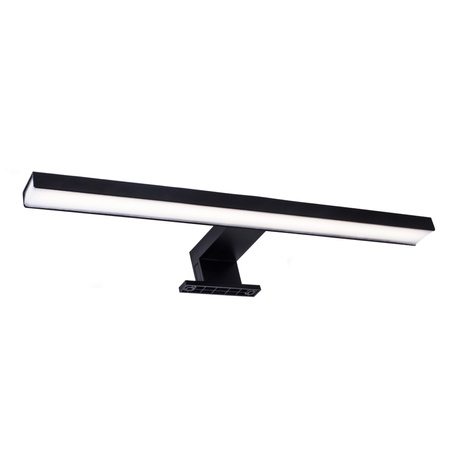 LED Badezimmer Wandleuchte 8W 900lm 4000K Neutral 120° Schwarz IP44 SAMOS Sanico Goldlux