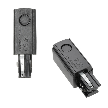 Stromversorgung für 3-Phasen-Sammelschiene Linke Stromversorgung Schwarz Kobi