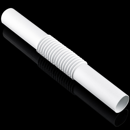 Flexibler Erweiterungsverbinder ZCL 22 mm PVC Weiß 5 Stk
