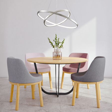 LED-Pendelleuchte 35W 4600lm 4000K Neutral 120° Silber LEA Sanico Goldlux