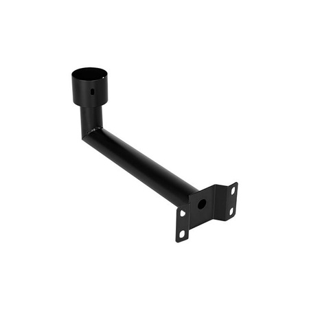 SOLAR Straßenlampenhalterung 40CM Rohr ?75 mm Schwarz