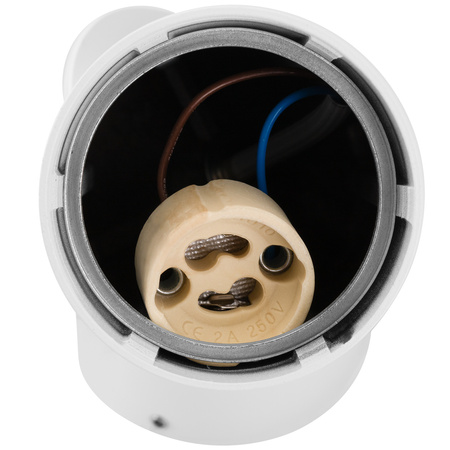 Deckenleuchte mit 1x GU10-Sockeln, Einbaustrahler HALOGEN schräg TABULA SPOT TUBA LUMILED