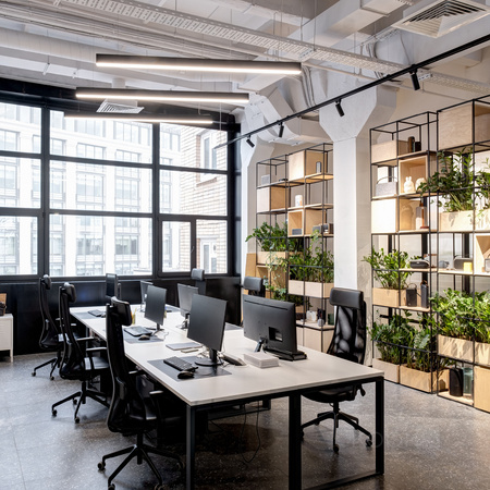 LED Linear Leuchte 20W 2400lm 4000K Neutral IK03 Schwarz Koline Kobi