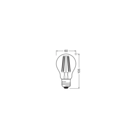 LED Lampen A60 B22d 11W = 100W 1521lm 4000K Neutralweiß FILAMENT DIMMABLE LEDVANCE