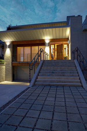 Wandleuchte ENDURA Classic Square UpDown Weiß