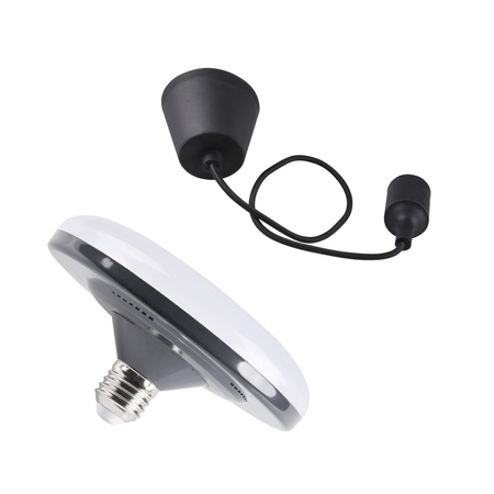 Hängende Deckenleuchte KIKI 1xE27 10W SCHWARZ 3000K GOLDLUX (Polux)