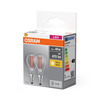 2x LED Lampen E14 P45 4W = 40W 470lm 2700K warmes Filament OSRAM-Sockel