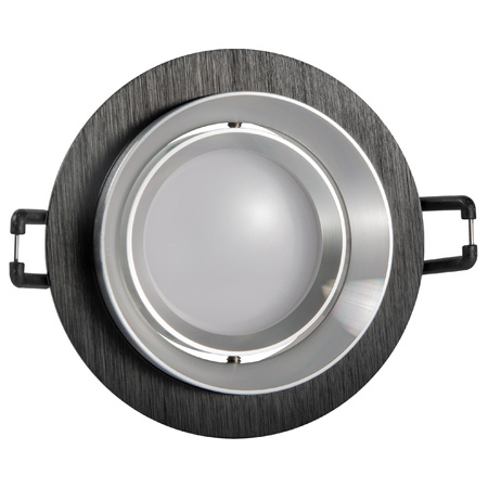 Spot MR16 Schwarz Silber 12 V LIKA Sanico Goldlux Deckeneinbauleuchte