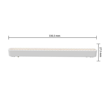LED-Leuchte für magnetische Stromschiene Plug-in 16W 800lm 4000K Neutral CRI90 60° 48V Weiß Luxo Masterled