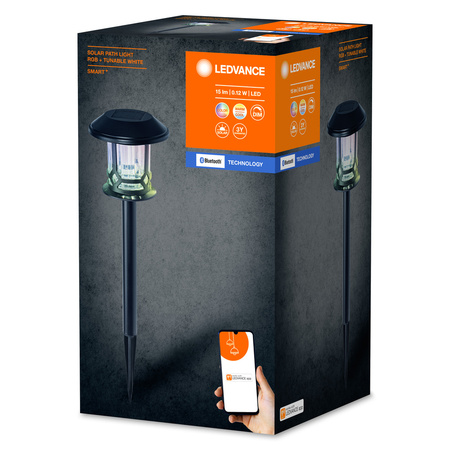 Intelligente Solar-Gartenlampe CCT + RGB IP44 SMART+ BLUETOOTH LEDVANCE