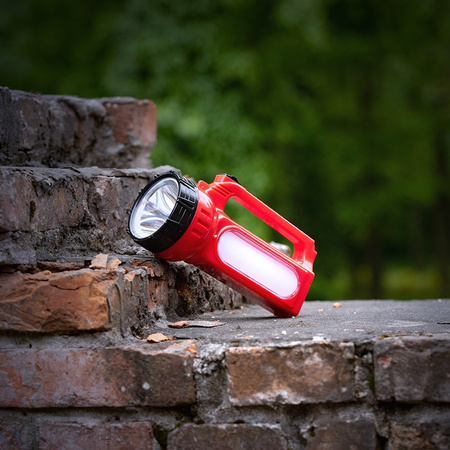 Wiederaufladbare 2-in-1-Taschenlampe 400 lm Seitenlicht und Solaraufladung VA0123 VAYOX