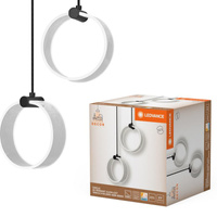 LED Dekorative Hängende Deckenlampe 14W 930lm 3000K - 4200K - 6500K CCT Schwarz Dekor Ledvance