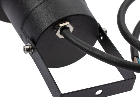 LED-Gartenlampe GU10 IP65 TIGHT Schwarz - 1m Kabel