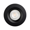 Deckeneinbauleuchte LIGLO DSO GU10/GU5.3 Rund Mattschwarz KANLUX