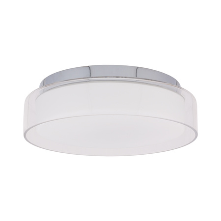 Deckenleuchte PAN LED S 8173 Nowodvorski Chrom+Glas 12W 4000K IP44 Moderne Deckenleuchte