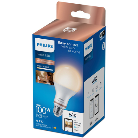 LED-Lampe E27 A67 13W = 100W 1521lm 2700-6500K SMART WiFi Philips WiZ