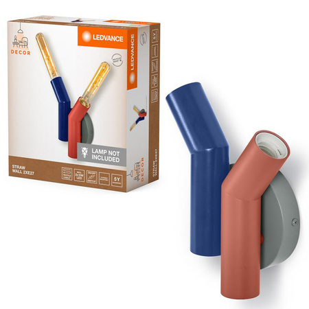 Dekorative Wandleuchte Wandanbauleuchte E27 Mehrfarbig Dekor Ledvance