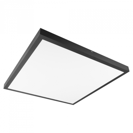LED-Paneel 60x60 Aufputzschale 50W 4500lm 4000K Neutral Schwarz Ecolight