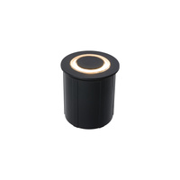 Garten-Überlauf-Bodenleuchte CIRCLET LED 8163 IP65 3W 3000K Schwarz Nowodvorski