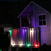 Outdoor Garten Girlande Lichterkette PARTY 5,6m 10xE27 bunt RGB 6W GOLDLUX (Polux)