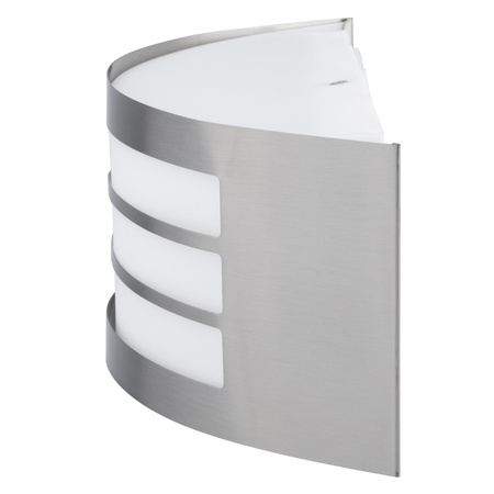 Gartenwandleuchte Erhöhung Außenleuchte E27 INOX IP44 DORIS