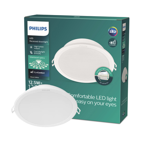 LED-Paneel LED-Einbauleuchte MESON 12.5W 6500K 14cm Rundes Downlight PHILIPS