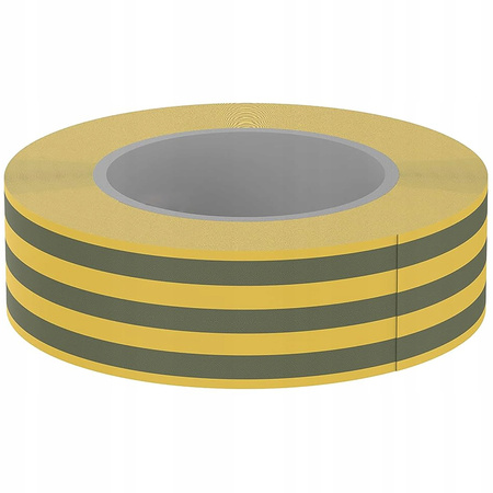 Starkes PVC-Isolierband wasserdicht 15 mm x 0,13 mm gelbgrün 10 m