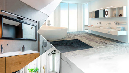 Lampe über Spiegel ASTIM Badezimmer LED Wandleuchte 8W 4000K 980lm 40cm KANLUX