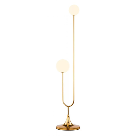 SELEN Stehleuchte 3xG9 LED 136cm mit Schalter Modern Weiß und Gold Jupiter