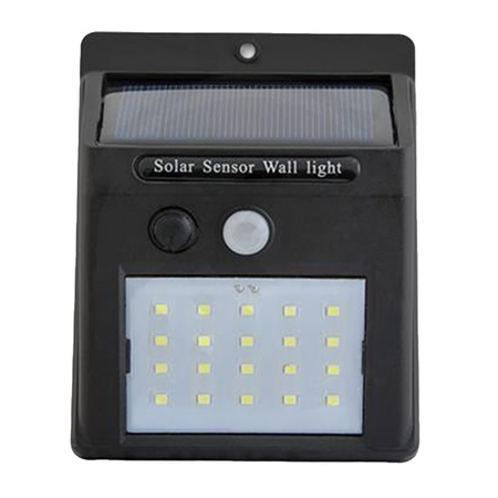 Solar LED-Flutlicht 3W 5500-6000K Kalt IP65 Schwarz Masterled Bewegungsmelder