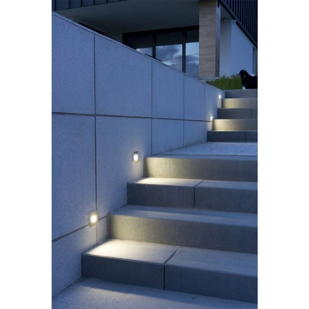 LED-Fassadenlampe für den Außenbereich Einbau-Treppenleuchte 1 W 4000 K IP65 Su-Ma