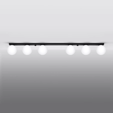 YOLI 6 6xG9 Schwarz Modern SOLLUX Deckenleuchte