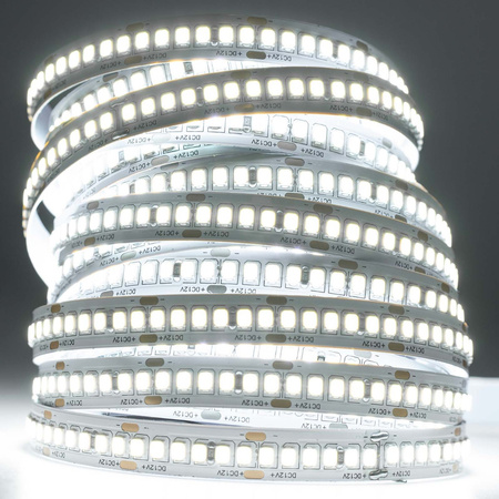 LED-Strip, LED-Streifen 12V 120W 1200LED 2835 10mm 5m kalt LUMILED