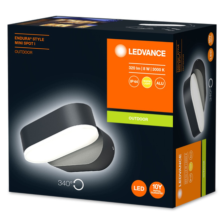 Wandleuchte Außenfassadenleuchte beweglich 8W 320lm 3000K Endura Style Mini Spot LEDVANCE