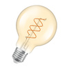 Dekorative LED-Lampe G80 Sphere E27 8W = 60W 806lm 2200K Warm CRI90 300° Amber Dimmbar Vintage 1906 Osram