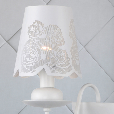 FABRIZIA E14 Wandleuchte Weiß 36cm - GOLDLUX (Polux)